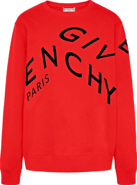 givenchy sweatshirt rood|givenchy sweatshirt men.